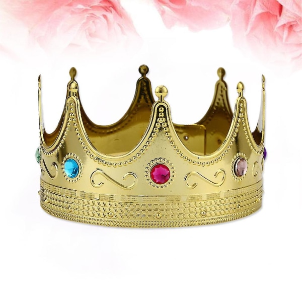 Prom Crowns Photo Rekvisiitta Lapset Lapset King Crowns Crowns Kids Hooey Hatut Miesten (kultainen)
