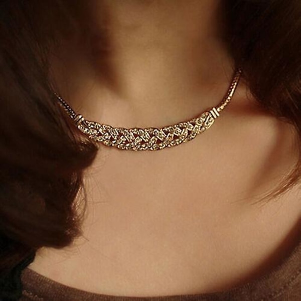 GHYT mode hänge halsband kvinnor bröllop smycken, 1 st-gyllene