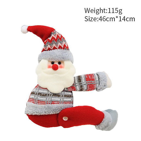 3 st julgardinbeslag Jultomte Rensa Snögubbe Stil Dekorationer Julelementets Formdesign för Heminredning
