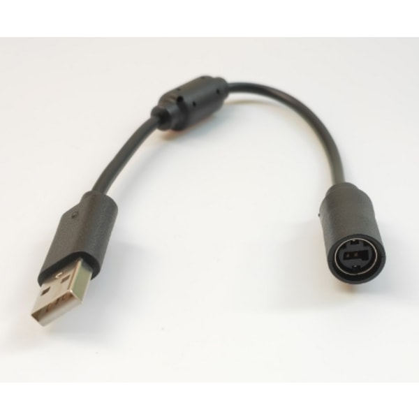 USB adapterkabel hona för trådbunden Xbox 360-kontroll svart