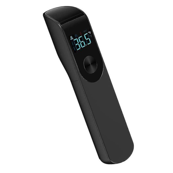 Pannetermometer, 3-i-1 digital LCD-skjerm, febervarsling, nøyaktig avlesning og minnefunksjon (svart)