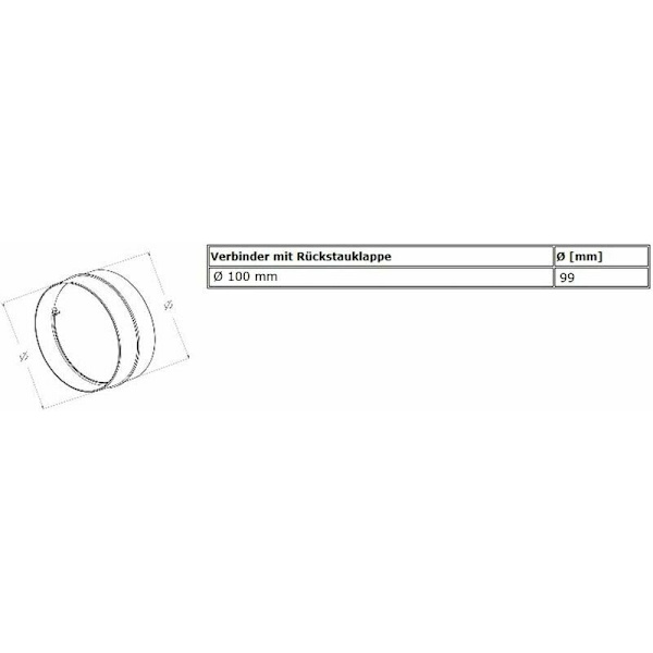 100 mm Tilbagevendende Rørforbindelse PVC hvidt rundt gitter,
