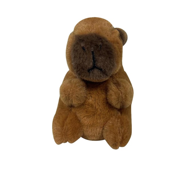 Capybara Plush Cute Doll Stuffed Animals Keychain,capybara Plush Keychain Cute Bag Pendant Creatuve Fluffty Keyring,capybara Plush Toy,cute Animal Cap