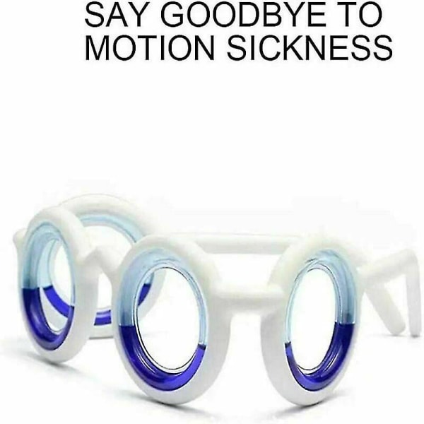 Anti-bevegelsessyke briller Anti svimmelhet mot kvalme Sjøsyke briller