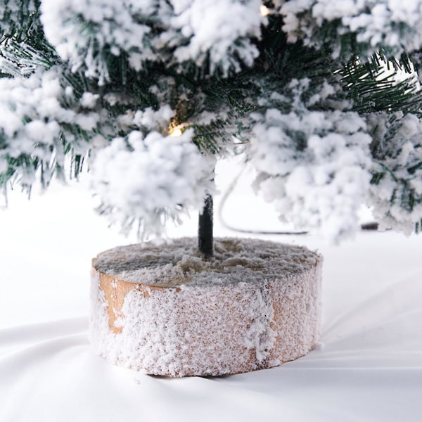 Mini julgran liten cederträ tall Skrivbordsprydnad för hem PVC semester atmosfär med ljus 2022 Navidad festdekor