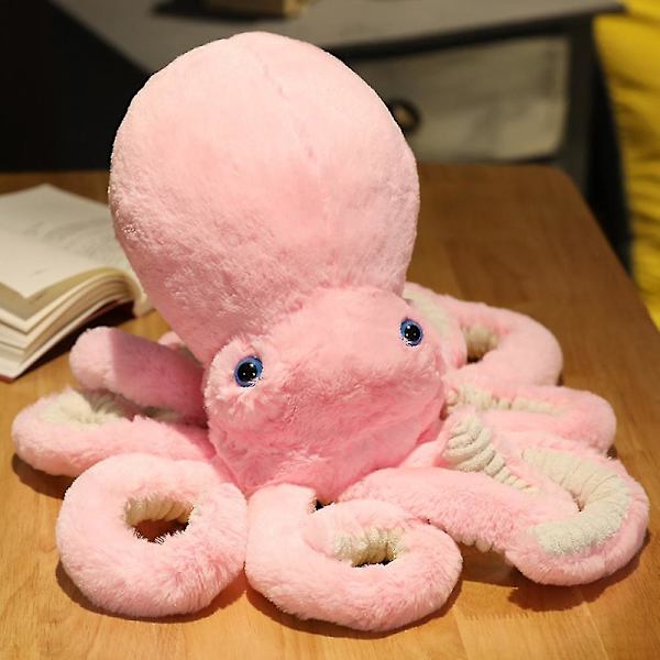 Barn Älskar Bläckfisk Plyschdocka Mjuk Leksak För Barnens Dag（Rosa）