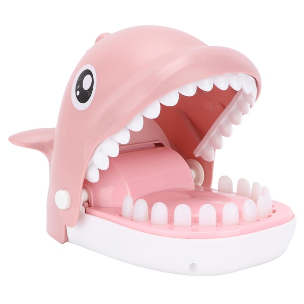 2024 Børn Søde Legelegetøj Hval Munden Tandlæge Bid Finger Interaktivt Spil Funny Gags ToyPink Whale