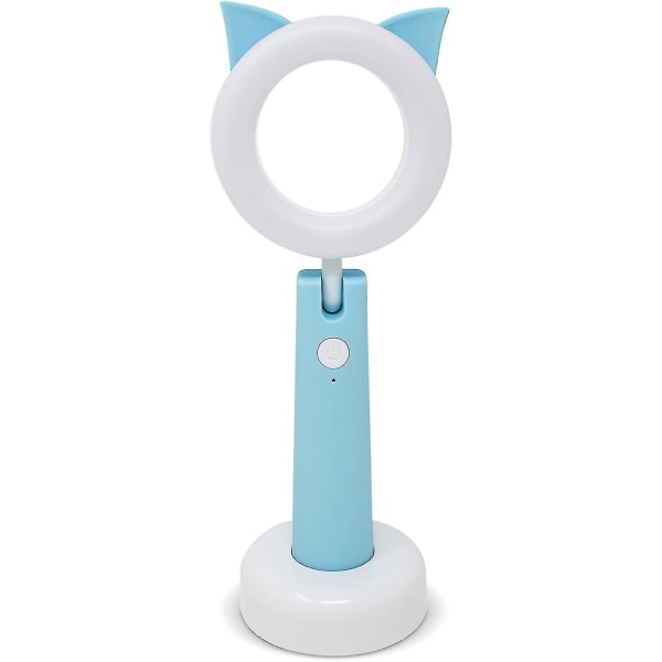 Led Animal Pet-skrivebordslampe/nattlys/barnelykt - Skrivebordslampe med justerbar vinkel - Boklampe for å lese eller studere med 3 moduser, dimmer, usb (1 stk.
