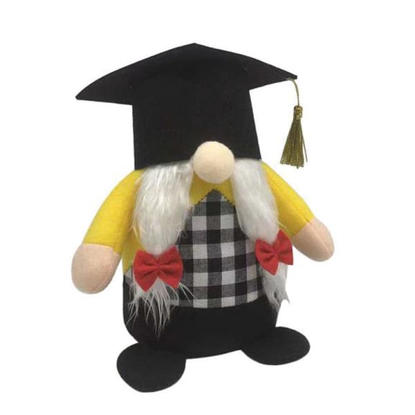 Examenssäsong Tomtedockor Dekoration Hatt Bachelor Uniform Prydnader