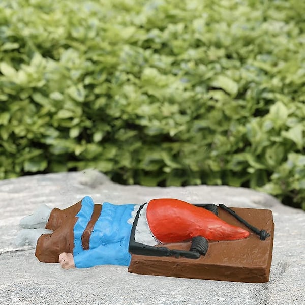 Trädgårdsstaty Kreativ Trädgårdsfigur Ornament Rolig Harts Ornament För Ditt Hem Eller Trädgård Utomhus