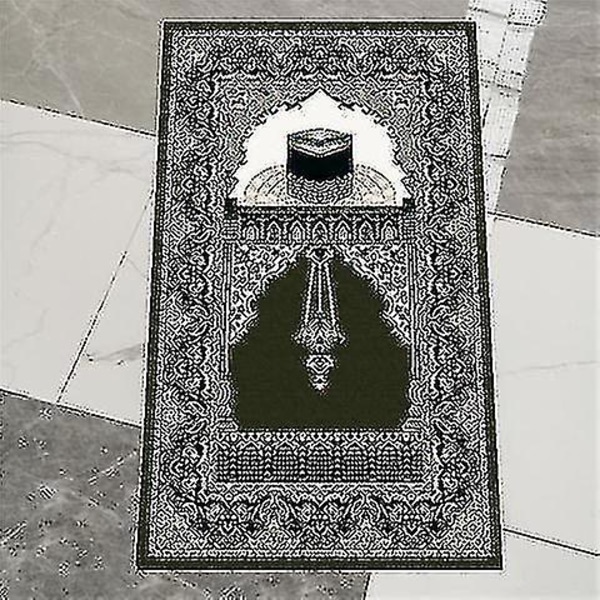 Huamade-rukousmatto Muslimipeitto Eid Islam Liukumaton matto Islamismin palvonnan Kodinsisustus 3d (Kuninkaallinen)