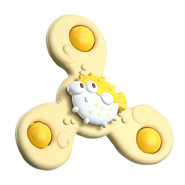 Badelegetøj Barnestolslegetøj med sugekop Skimmelfrit babypædagogisk legetøj (flere tilgængelige) (gul)
