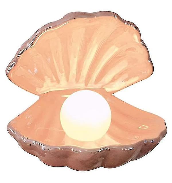 Shell Pearl Light Led Accent Lampe Bærbar Nattlys