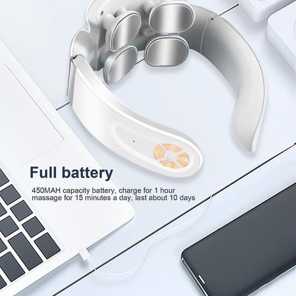 Cervical Spine Massager Neck Massager-hot Compress Pulse Multimode Neck Protector - Snngv