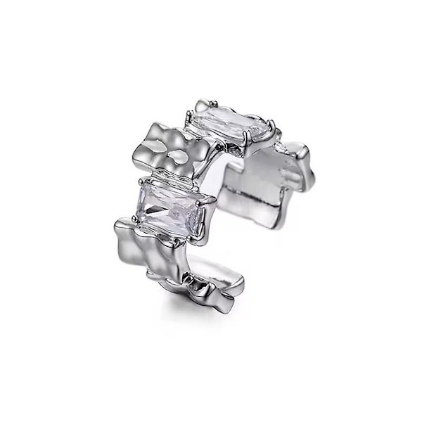 Interlaced Zircon European And American Ring