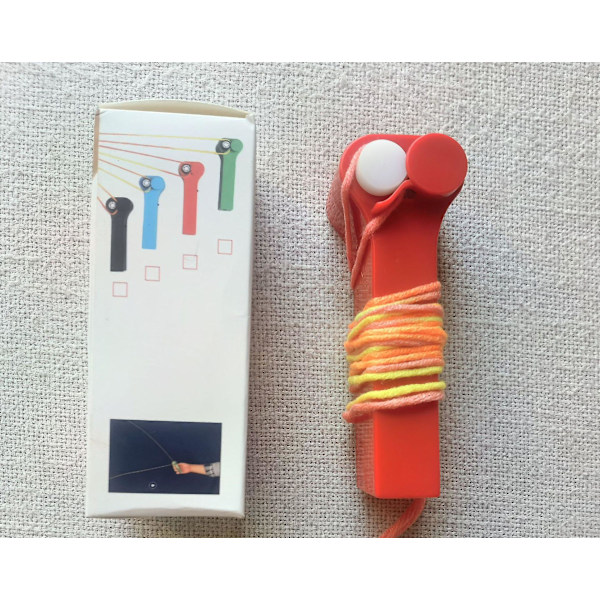 Tau Launcher Propeller Zip String Controller Elektrisk Leke (blå)