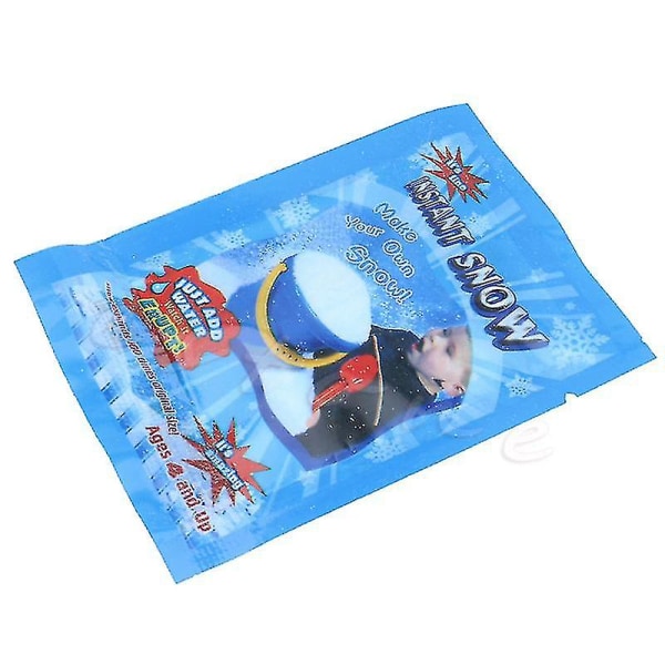 10-pack Fake Magic Instant Snow Fluffy Super Absorberande dekorationer för julbröllop