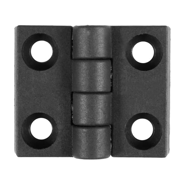 2 stk. 63mm x 50mm Skabsplasthængsel Dørhængsler Hængsel Sort