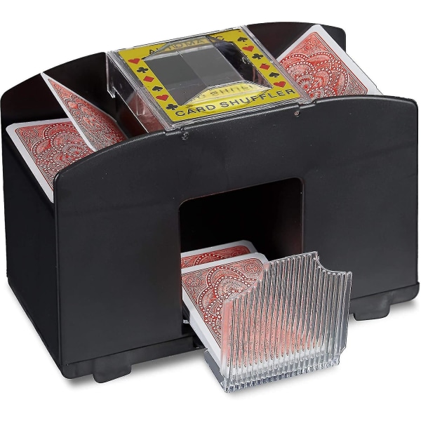 Kortstokkingsmaskin Elektrisk blandemaskin som en batteridrevet kortstokkingsenhet for å blande kort mens du spiller poker ved å trykke på en