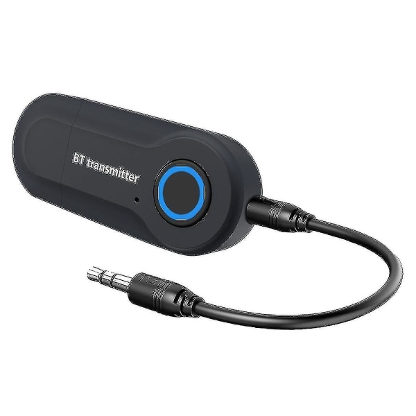 Bluetooth 5.0-adapter Trådlös ljud Bluetooth-sändare Mottagare för PC/TV/bil 3,5 mm Aux-musik S