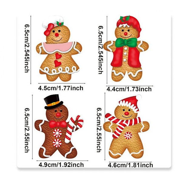 24 stycken juldekorationer, träjulhängen, julgransdekorationer, jultomte, snögubbe, ren, hängande för julgran