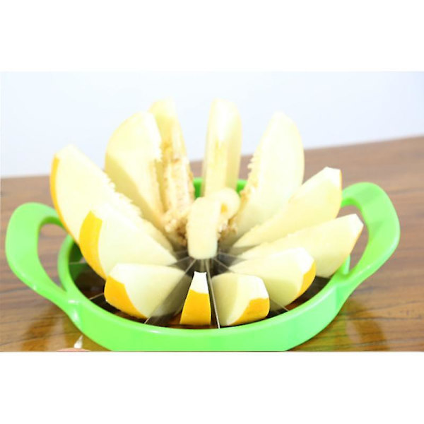 Vattenmelon Slicer Cutter Rostfritt Stål Kreativ Väderkvarn Form Stor Storlek Bekväma Fruktdelare Köksredskap Artiklar