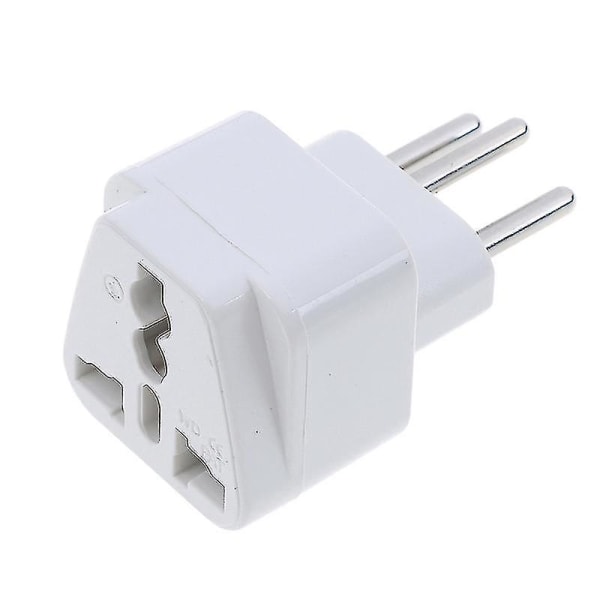 Universal Uk/us/eu Til Sveits Swiss AC Power Plug Travel Adapter Converters Shytmv（White）