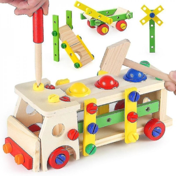 Set Typ Demontering och montering Engineering Vehicle Educational Toy