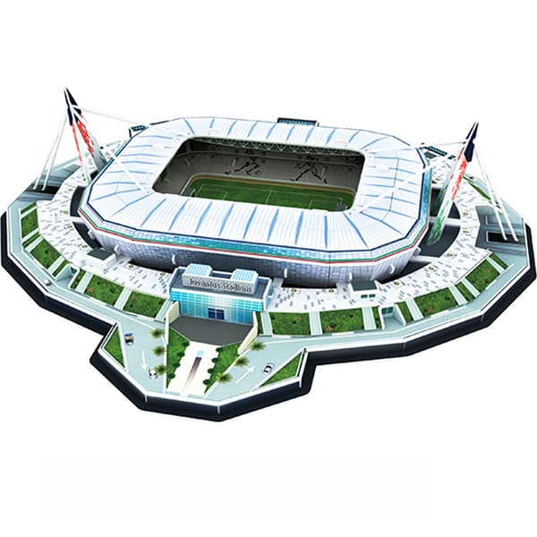 Klassisk puslespil DIY 3d puslespil Verdensfodboldstadion Samlet bygningsmodel