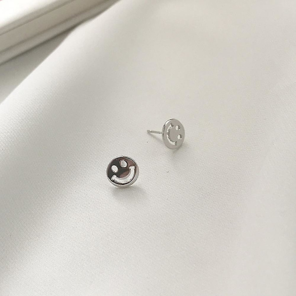 Smiley Mini Stud Øreringe Kvinder Piger Øre Tilbehør Gave