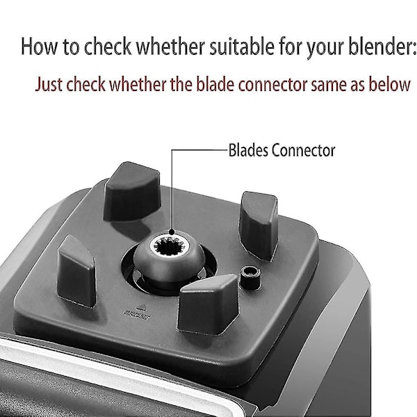 Rustfrit stålblanderblad - Blender-reservedele - Blenderbladhoved