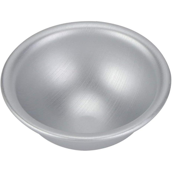 9cm/3,62 tum halvcirkelform aluminium halvklotformar panna sfär badbombform kakbakning bakverk bakform set