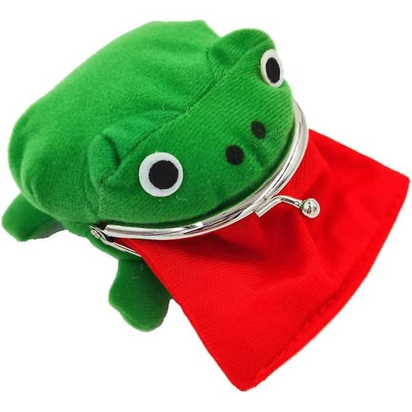 Frog Wallet, Anime Plys Frog-møntpung, nyhedslegetøjsgave til jul, halloween