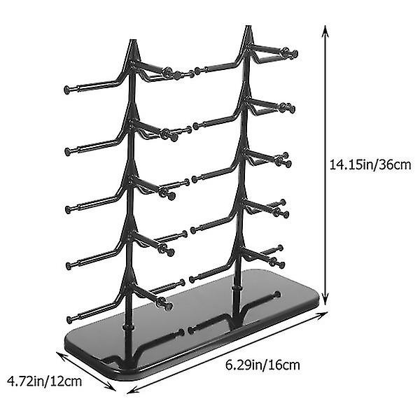 Organizer Glasögon Display Hållare Solglasögon Visar Rack Glasögon Förvaringshållare