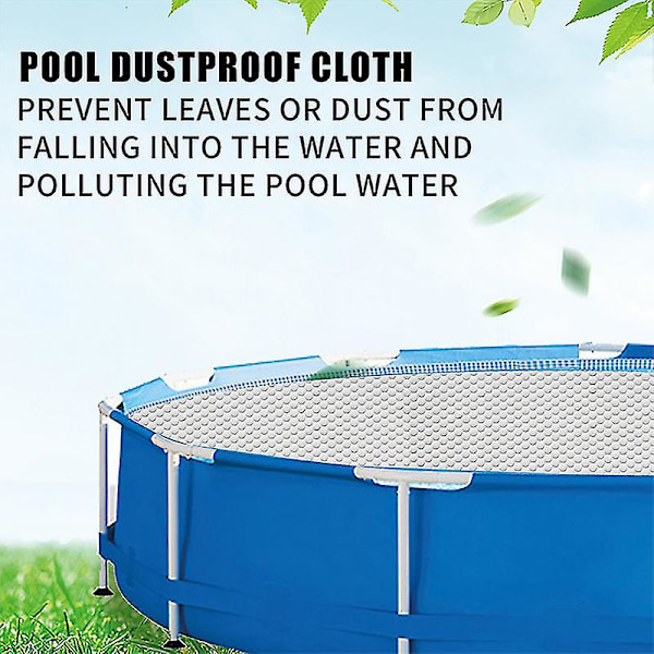 Rund poolskydd, vattentätt, solskyddande, för bubbelpool, pooltillbehör（183cm）
