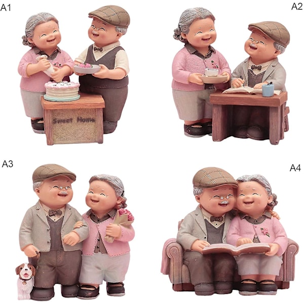 Harts Dekoration - Samlingsskulptur - Hartskulptur - Gammal Kvinna Modell