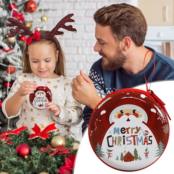 Julgåva, Smyckesset med tomte för DIY, jul armband för barn, välsignelsepåse, perfekt för jul/fest/födelsedag (A)