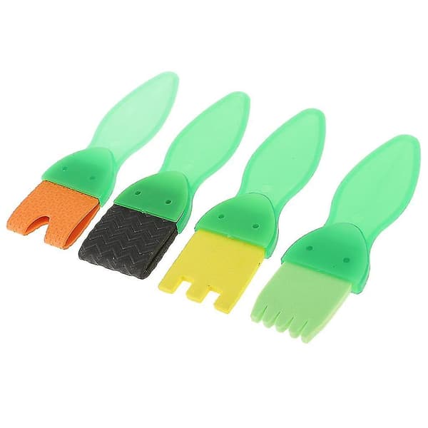 4-pack Svampborste Barn DIY Måla Graffiti Barn Rita Leksaker
