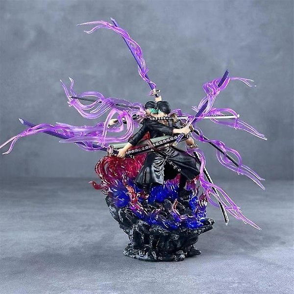 14cm Anime One Piece Zoro Figur Wano Onigashima 9 Swords Style Action Figurine Pvc Statue Model Samleobjekt Dekoration Legetøj Gave（Ingen æske）