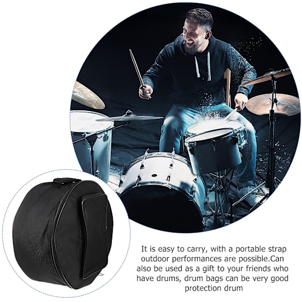 13-14 Handväska Tillbehör Vadderad Snare Bag Trum Pad Väska Trum Stick Väska Snare Trum Väska