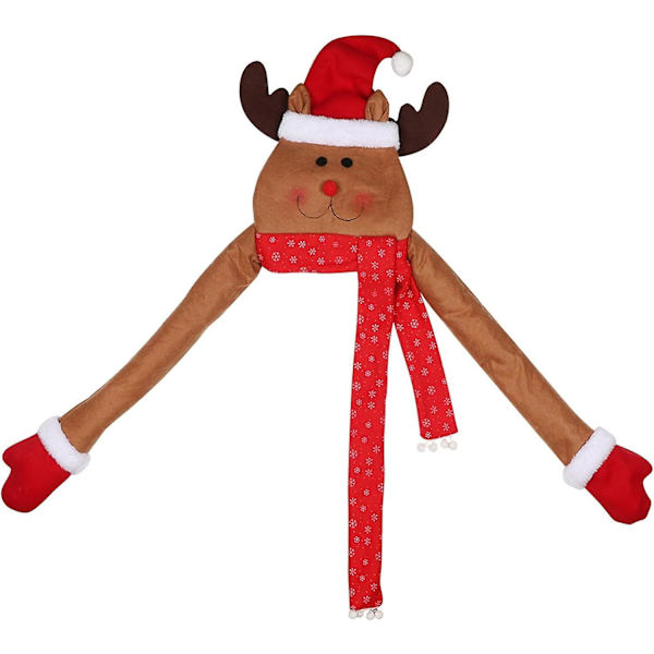 Jultomte Kroppsdekorationer Juljutesäck Julgirlang Dekorationer Jutesäck Poserbara Plyschben För Trädprydnader (i-ren)