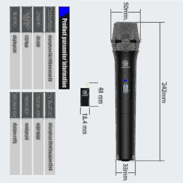 Langaton Ps5-mikrofoni, pelikonsolin mikrofoni, kytkimellä, yhteensopiva Nintedno-kytkimen kanssa Ps5 Ps4/wii U -pelimikrofoni (valkoinen)