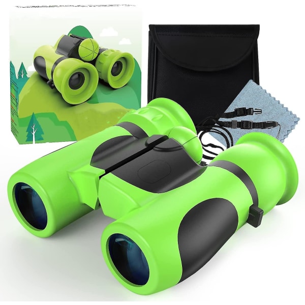Lasten kiikarit Color Cartoon 821 High Definition kannettavat minikiikarit (vihreä)