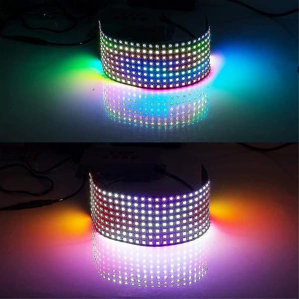 WS2812B LED-stripe 8x32 Digital Panel SP110E Bluetooth-styring