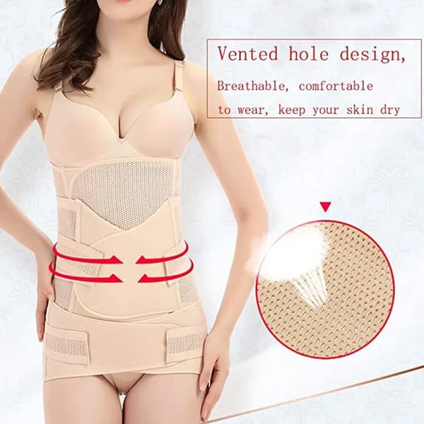 3 i 1 Postpartum Belly Girdle - Hög Elastisk Postpartum Girdle Typ B