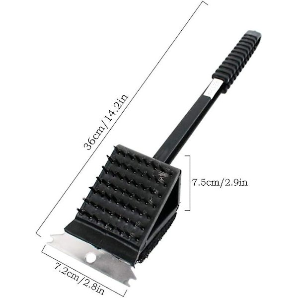 Grillrengöringsborste i Metall för Ugn, Köksgrill, 2-pack