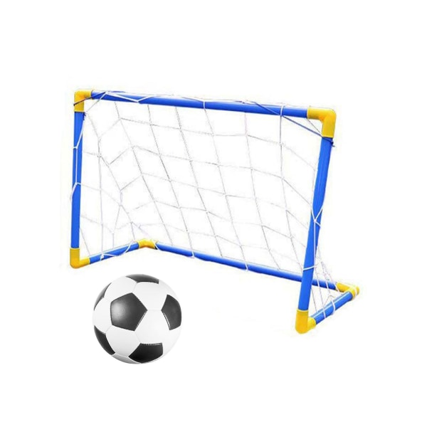 Minifotballmålsett for barn,Bærbare fotballmålsett for barn,dørportleketøy Babyfotball innendørs og utendørs sport60 cm