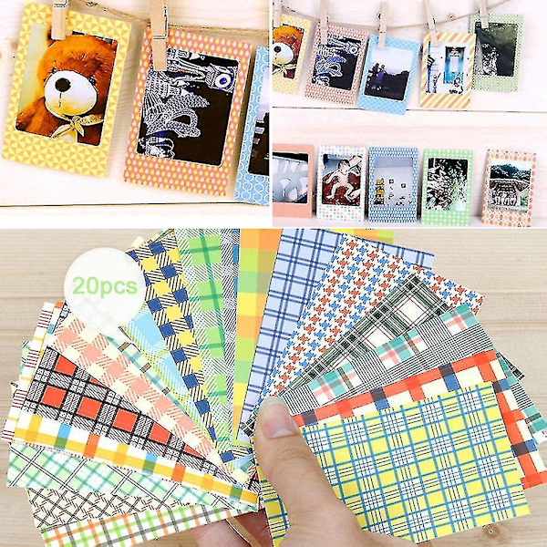 20-pack Polaroid film fotoklistermärken