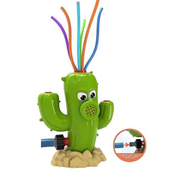 Kaktus Vann Leke Vann Spray Leker For Barn Sommer Utendørs Spill, Vann Sprinkler Spray Leke Morsomme Gaver For Barn Alder 3 4 5 6 år og oppover