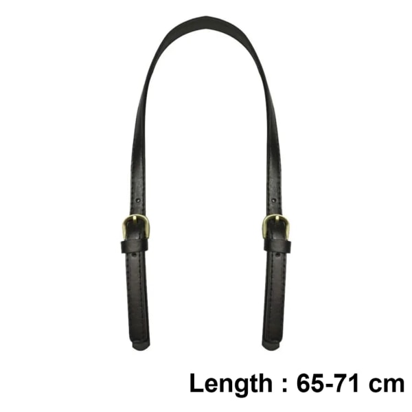 Set med 2 axelremmar Väska handtag - Handväska axelrem svart